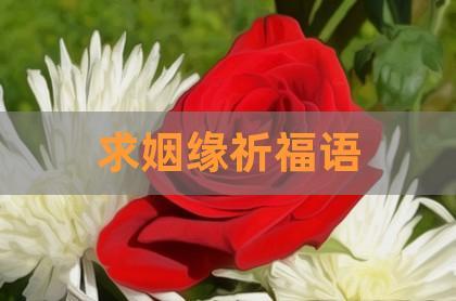 求姻緣的一句話?求姻緣的一句話叫什么